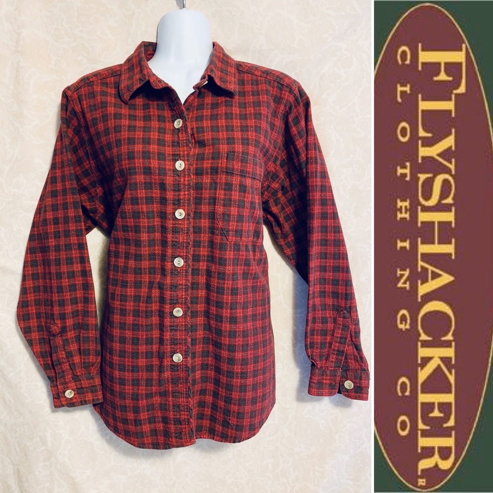 Flyshacker Clothing Co Cotton Plaid Flannel Shirt